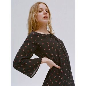 Réalisation Par “The Luna” Dress Black Strawberry XS